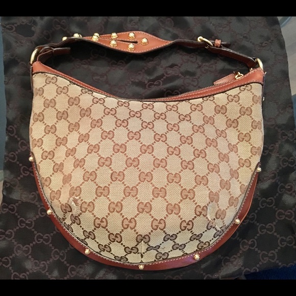 Gucci Monogram Hobo Resort Collection - VINTAGE - Picture 1 of 8